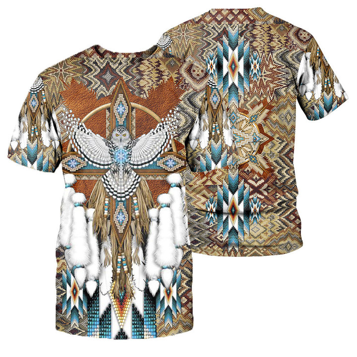 Native Pattern 3D All Over Printed Shirts For Men And Women 15