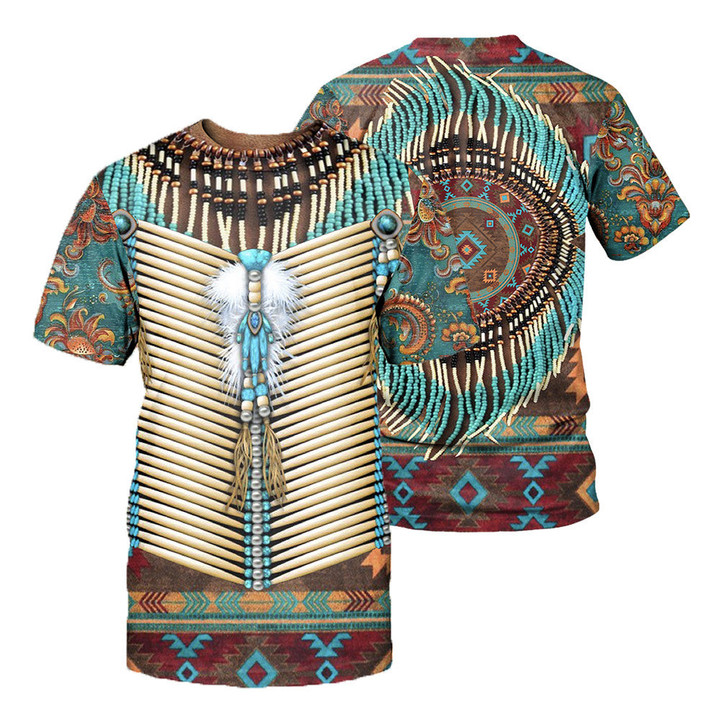 Native Pattern 3D All Over Printed Shirts For Men And Women 21