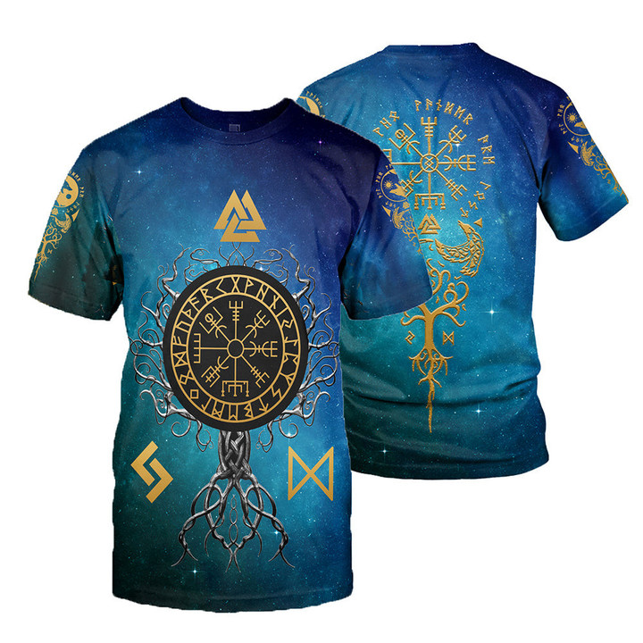 Norse Tree Of Life 3D All Over Printed Shirts For Men And Women 72