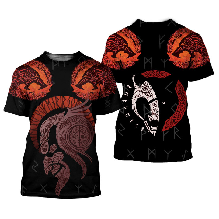 Odin 3D All Over Printed Shirts For Men And Women 77