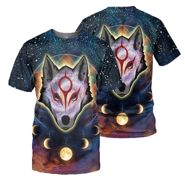 Ōkami 3D All Over Printed Shirts For Men And Women 37