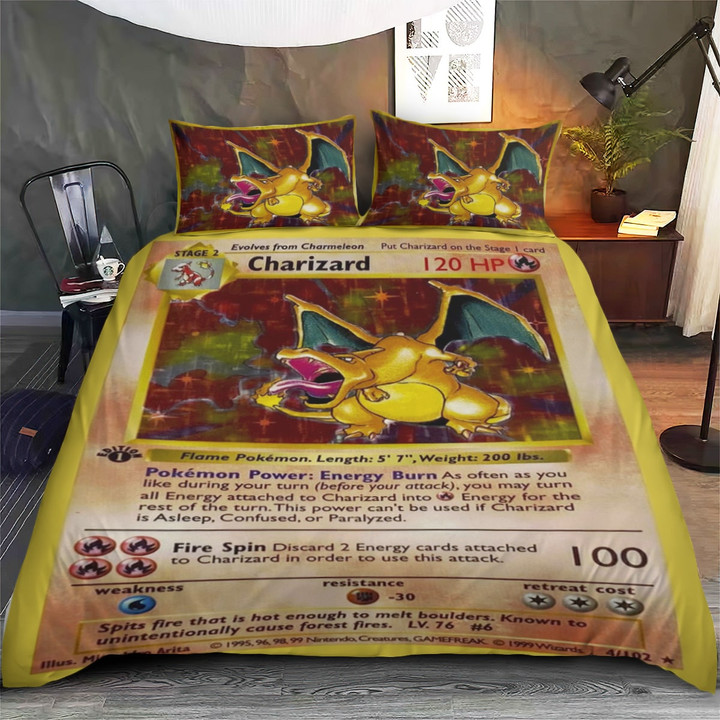 PKM Charizard Card Bed