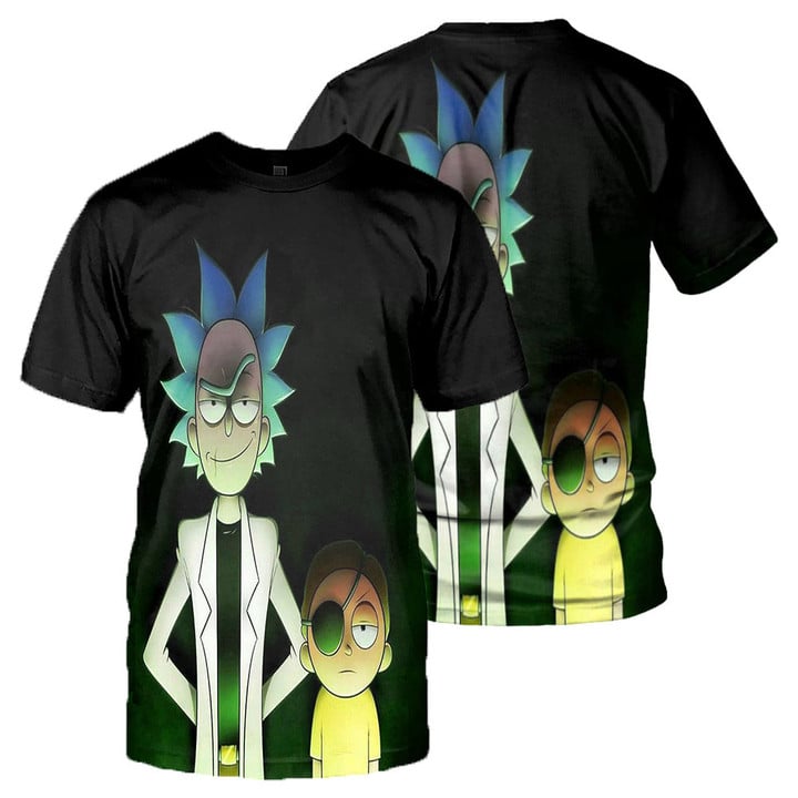 Rick And Morty 3D All Over Printed Shirts For Men & Women 01