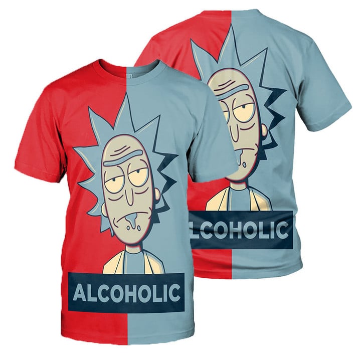 Rick And Morty All Over Printed Shirts For Men & Women 03