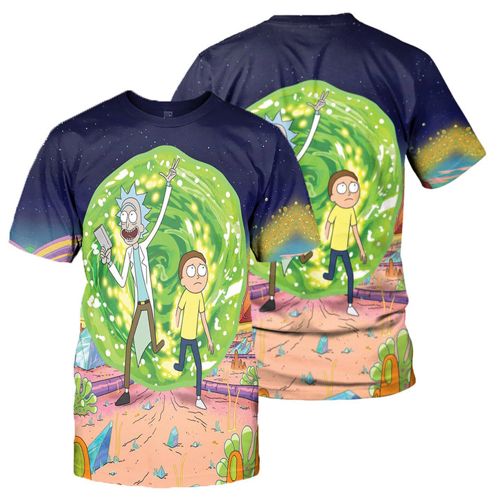 Rick And Morty All Over Printed Shirts For Men & Women 12