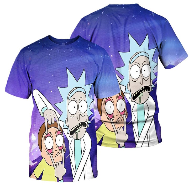 Rick And Morty All Over Printed Shirts For Men & Women 13
