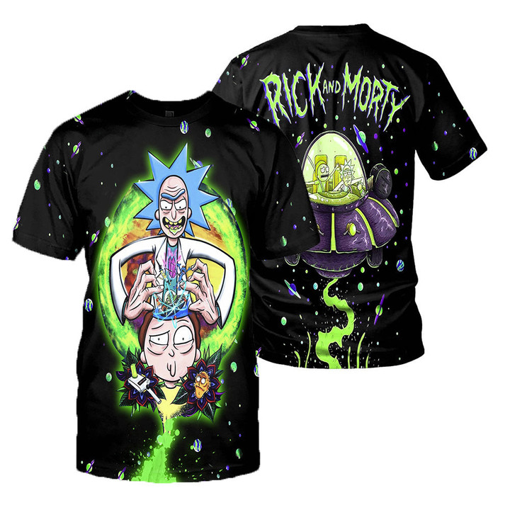 Rick And Morty All Over Printed Shirts For Men & Women 23