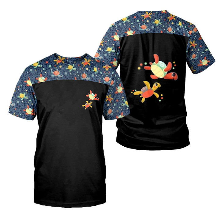 Sea Turtle 3D All Over Printed Shirts For Men And Women 61