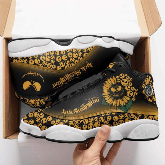sunflowers jack skellington shoes