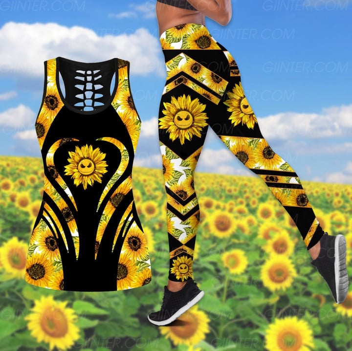 Sunflowers JS Women Tank Top & Legging GINNBC96980