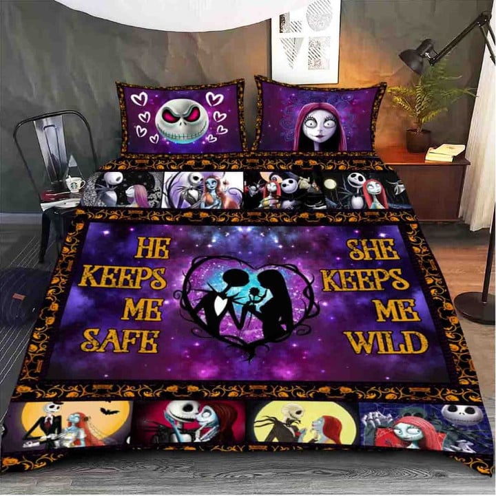 The Nightmare Before Christmas Quilt Bedding Set 670