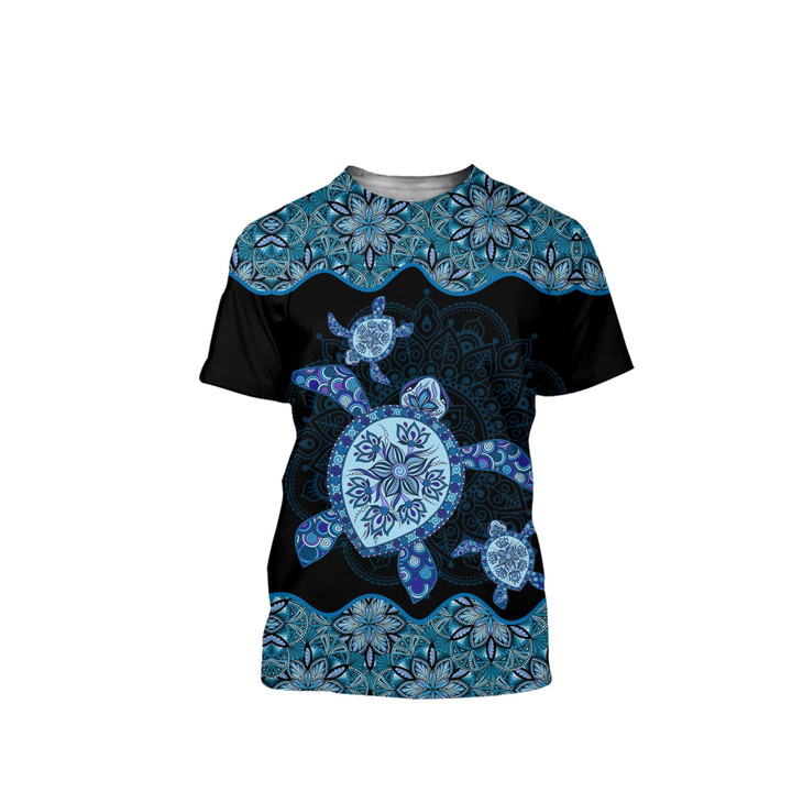 Turtle 3D All Over Printed Shirts For Men And Women 90