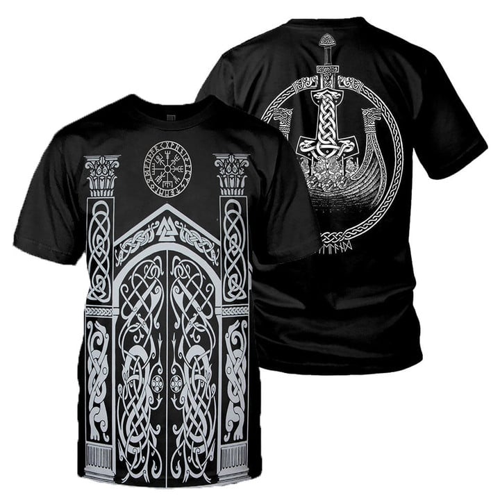 Viking Tattoo 3D All Over Printed Shirts For Men And Women 17