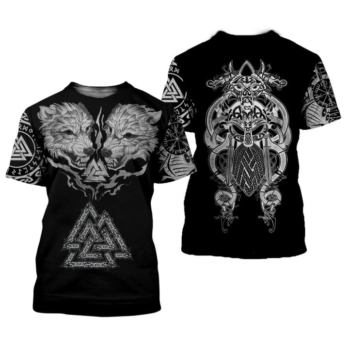 Vikings Tattoo 3D All Over Printed Shirts For Men And Women 112