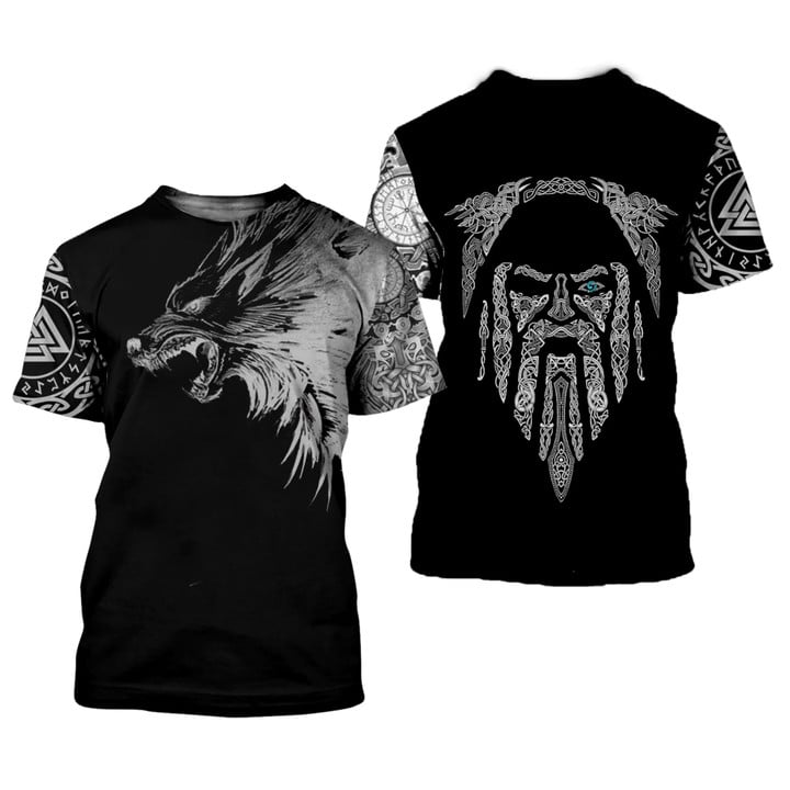 Vikings Tattoo 3D All Over Printed Shirts For Men And Women 115