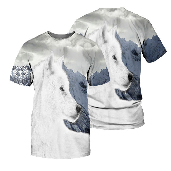 Wolf 3D All Over Printed Shirts For Men And Women 05