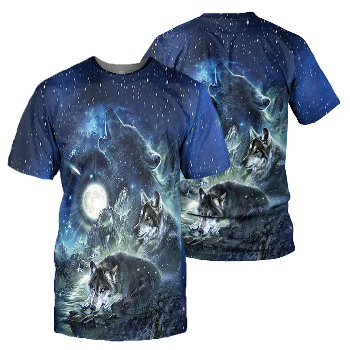 Wolf 3D All Over Printed Shirts For Men And Women 10
