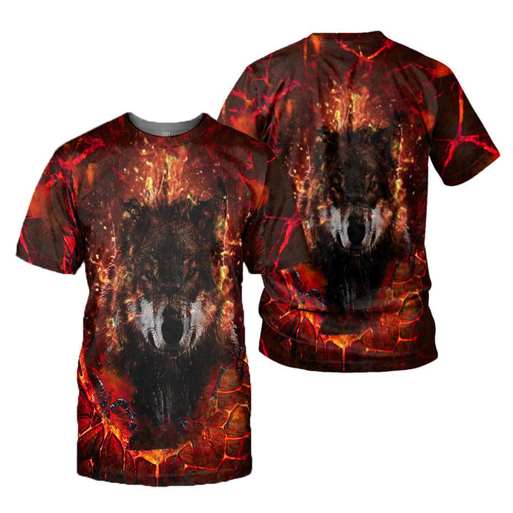 Wolf 3D All Over Printed Shirts For Men And Women 14