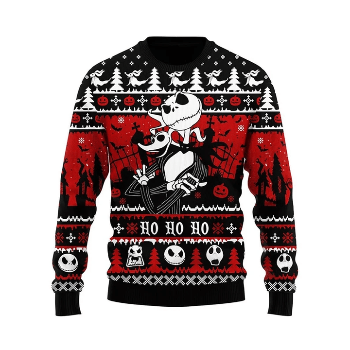 Jack Skellington 3D Ugly Thicken Sweaters GINNBC1124