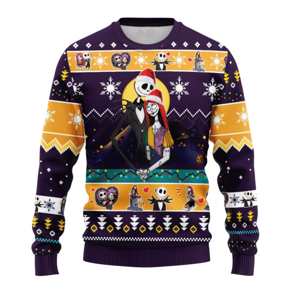 Jack Skellington 3D Ugly Thicken Sweaters GINNBC1149