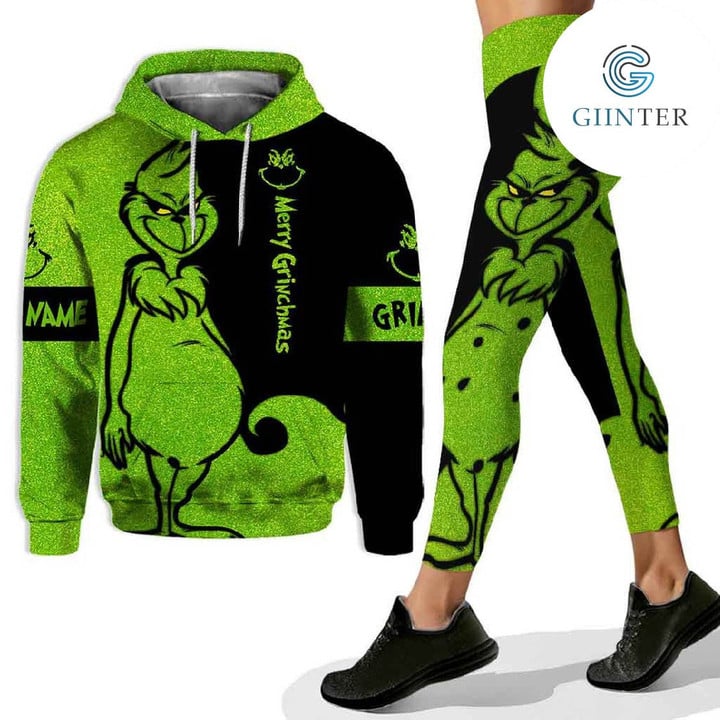 Personalized The Grinch Combo Hoodie & Legging GINGRI46