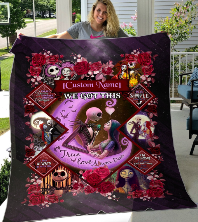 You And Me We Got This Personalized Fleece Blanket GINNBC125921