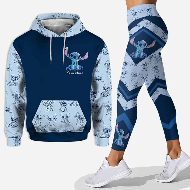 I Love You To The Moon And Back - Personalized Hoodie and Leggings
