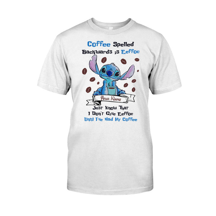 Coffee Spelled Backwards Is Eeffoc - Personalized T-shirt and Hoodie