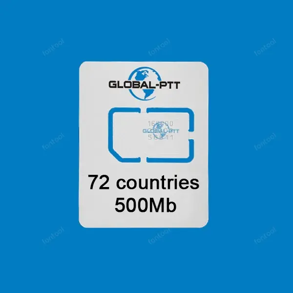 154 countries global-ptt 4g Europe America Africa Asia Australia internet telecom chip POC walkie talkie