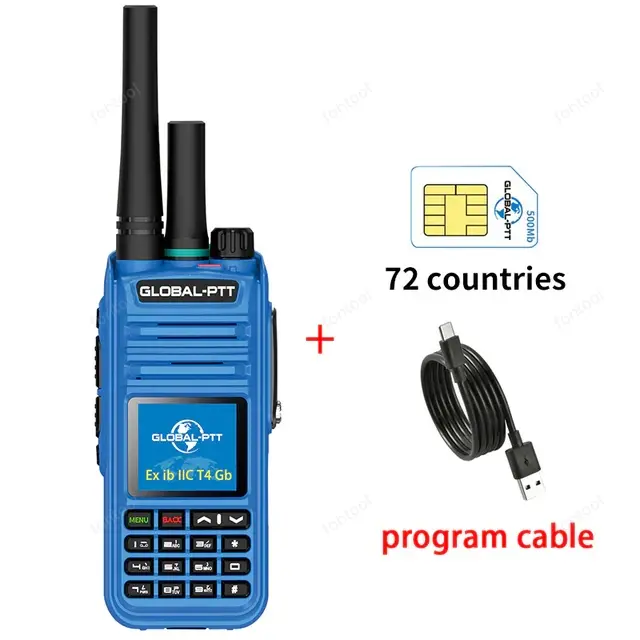 Poc&UHF&phone call gas Explosion -proof walkie talkie two way radio for Firemen