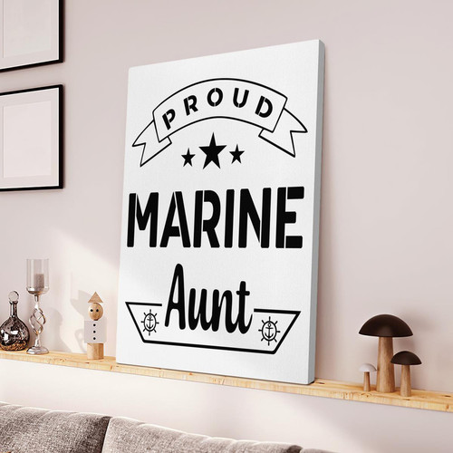 Proud Marine Aunt Tapestry