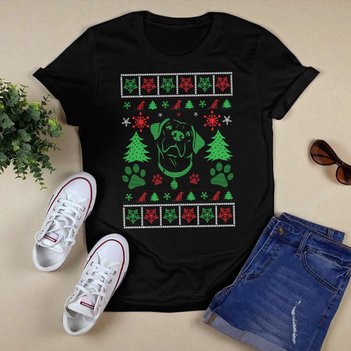Vintage Christmas Dog Lover T-shirt