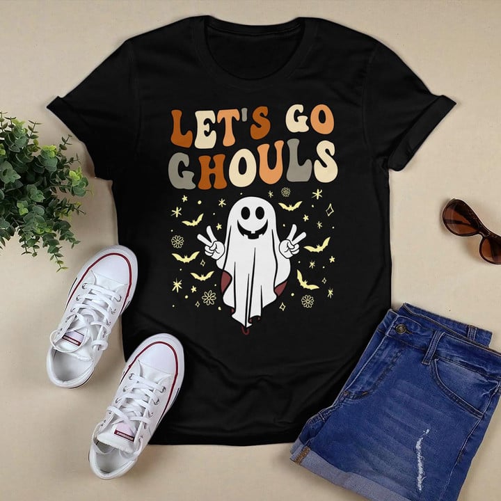 Let's Go Ghouls Halloween Ghost Outfit Costume T-shirt