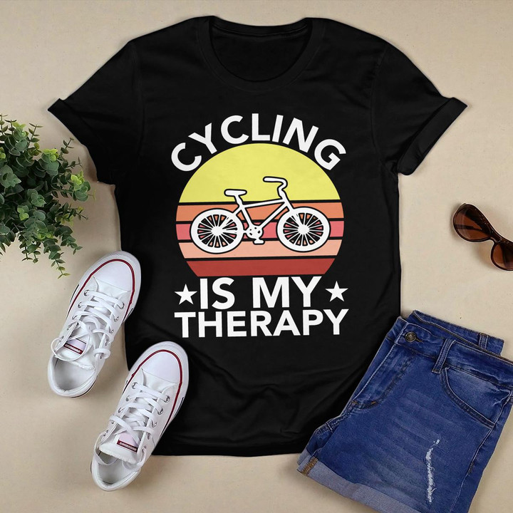 Cycling Is My Therapy T-shirt