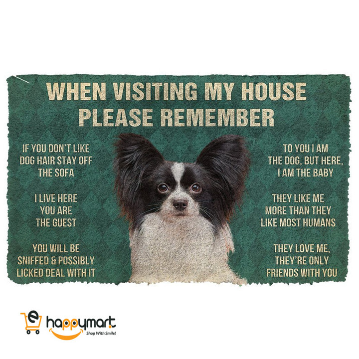 Pug Dogs Soft Flannel Non-Slip Doormat