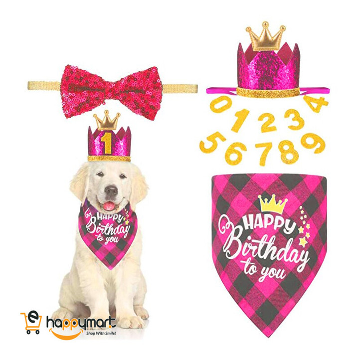 Dog Birthday Party Decoration Set