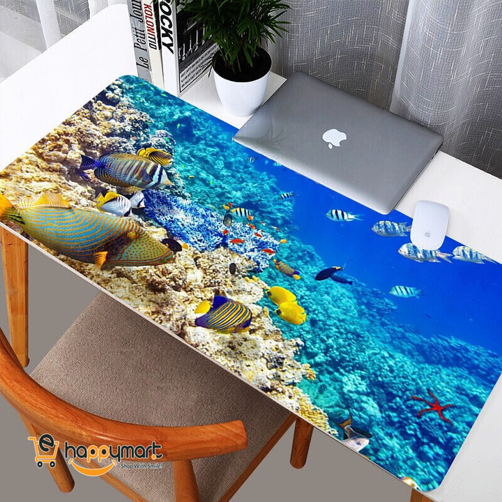 Ocean Scenery Print Mousepad, Extended Mousepad & Carpet