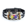 Compass Leather Bracelets for Men And Women