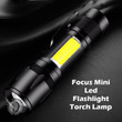 Focus Mini Led Flashlight Torch Lamp
