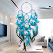 Handmade Dream Catcher Hanging with Bead Feathers Wall Decoration