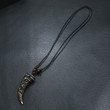Vintage Wolf Fang Pendant Necklace