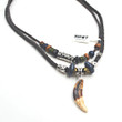 Vintage Tribal Wolf Tooth Pendant Necklace