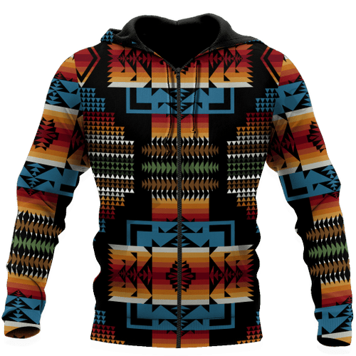 Newest 3Dprinted Native Pattern Culture Art Premium Streetwear Unique Unisex Hoodies/Sweatshirt/Zip B-1