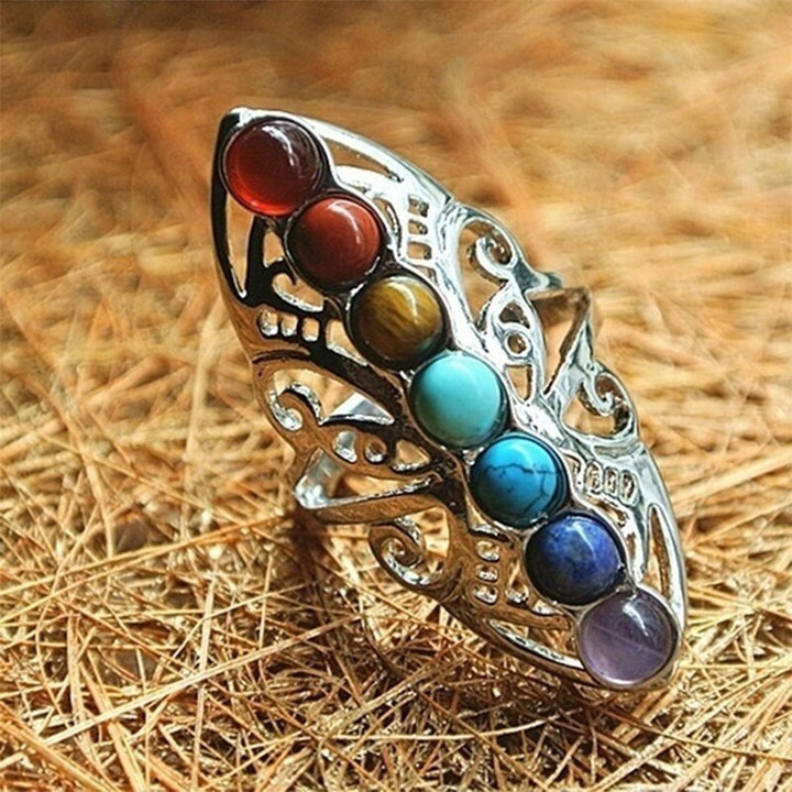 Seven Beads Ring