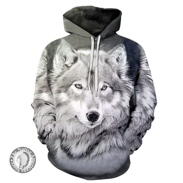 Wolf Hoodie For Men And Women