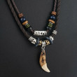 wolf tooth pendant necklace