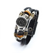 Compass Leather Bracelets for Men And Women