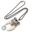 Wolf Tooth Pendant Stainless Steel Necklace