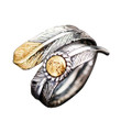 Feather Open Ring
