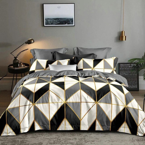 Geometry Comforter Bedding Set Double Bed Quilts duvet cover set